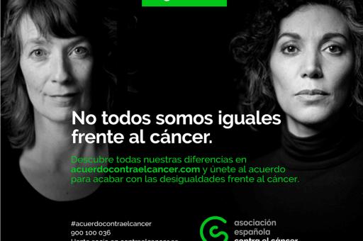 Cartelería Campaña No somos iguales frente al cáncer