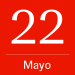 22 mayo